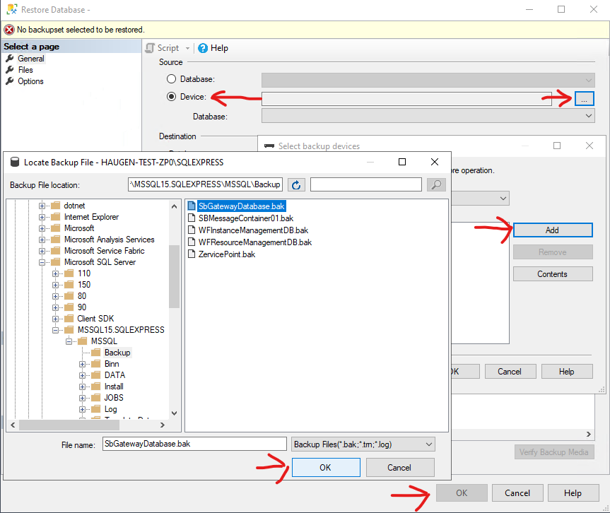 Migrate-zervicepoint-to-new-server-restore