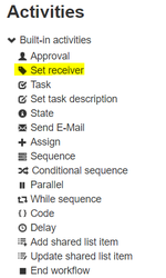 Set receiver toolbox