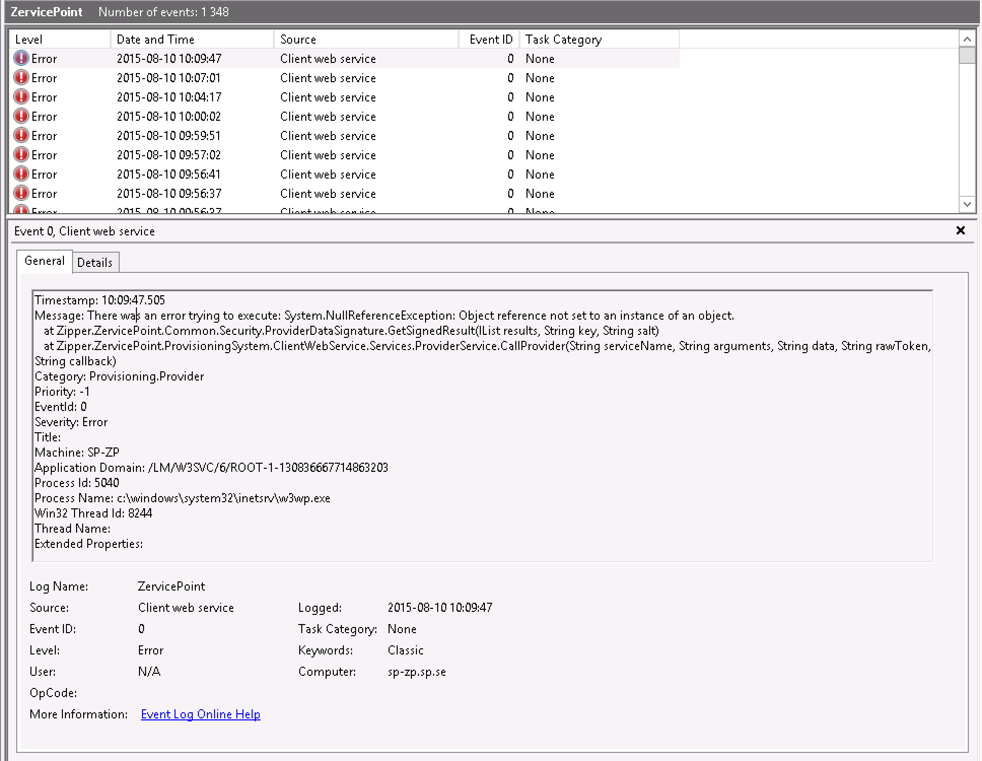 drop down with empty id in result