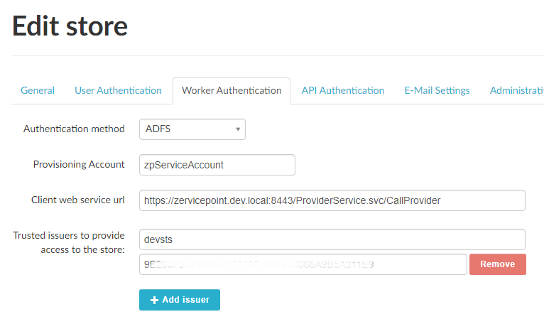 no domain in provisioning account