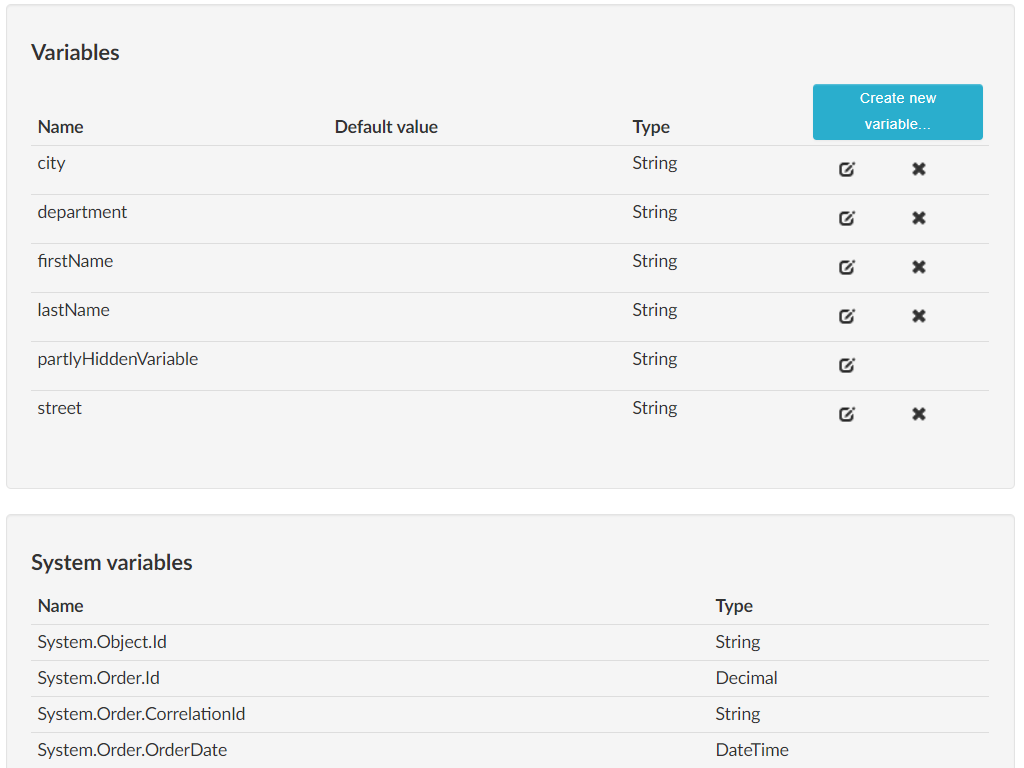 Hidden variable example